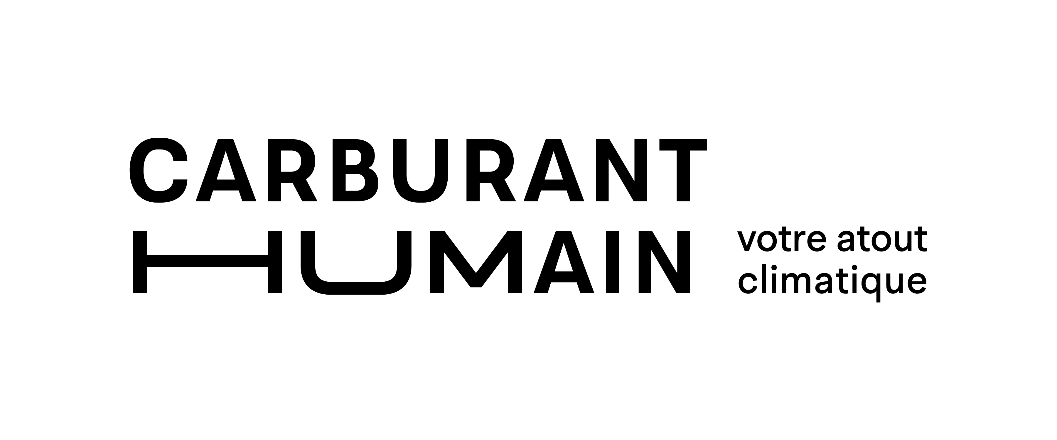 Logo Carburant Humain noir